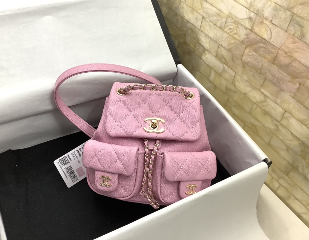 Chanel Duma Backpack Small Pink