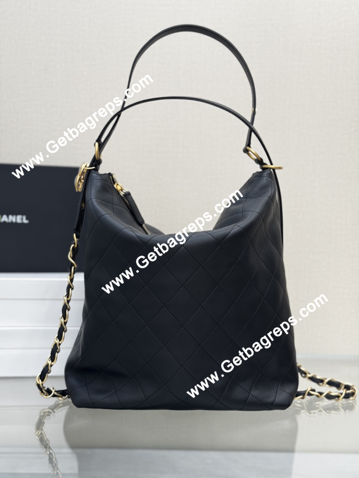 Chanel Hobo Backpack AS5509 Large