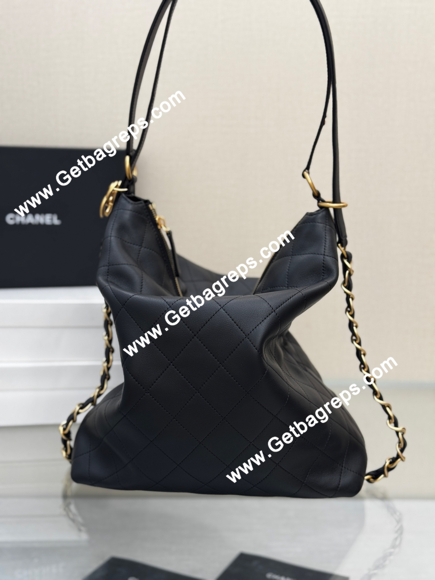 Chanel Hobo Backpack AS5509 Large