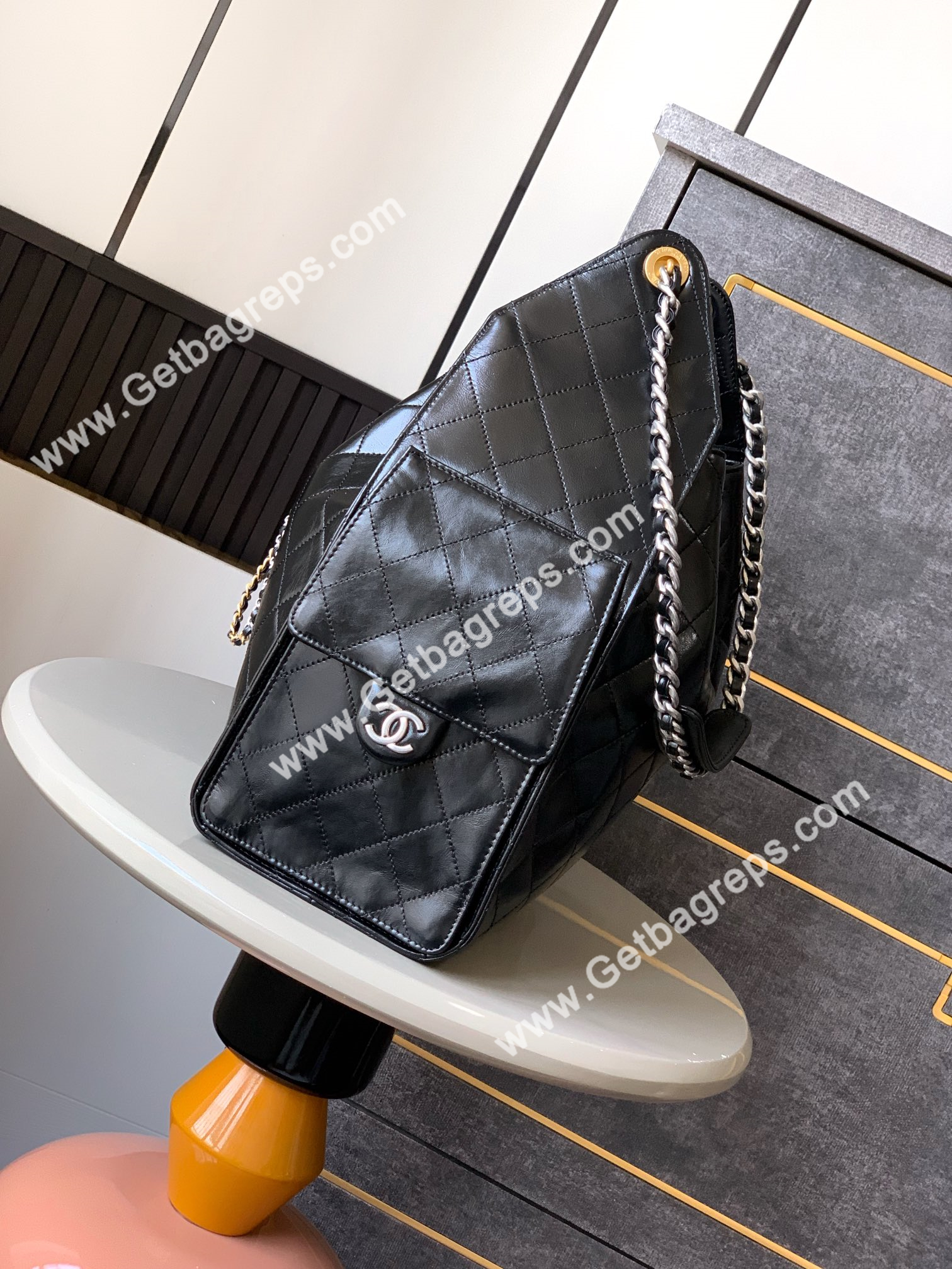Chanel Hobo Bag Black Large
