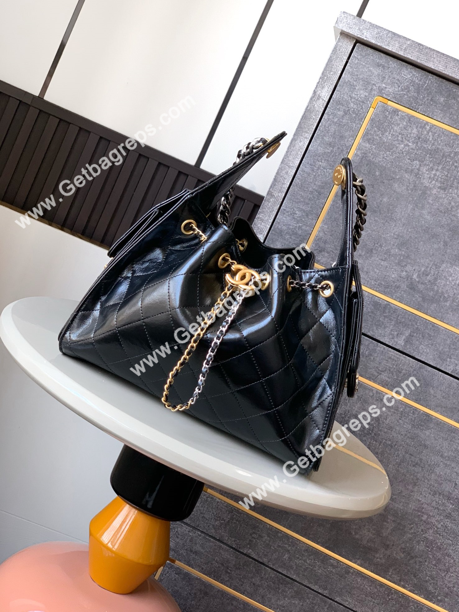 Chanel Hobo Bag Black Small