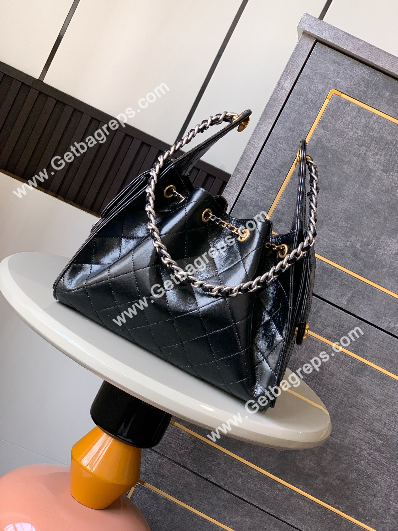 Chanel Hobo Bag Black Small