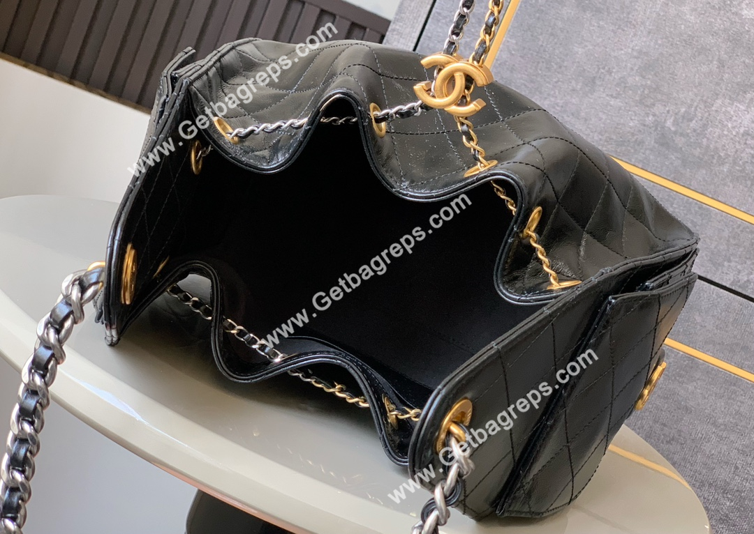 Chanel Hobo Bag Black Small