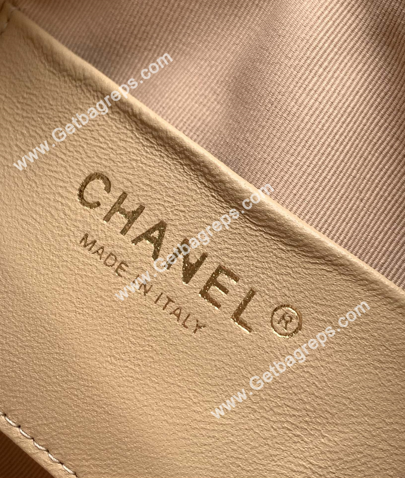 Chanel Large Bowling Bag Beige