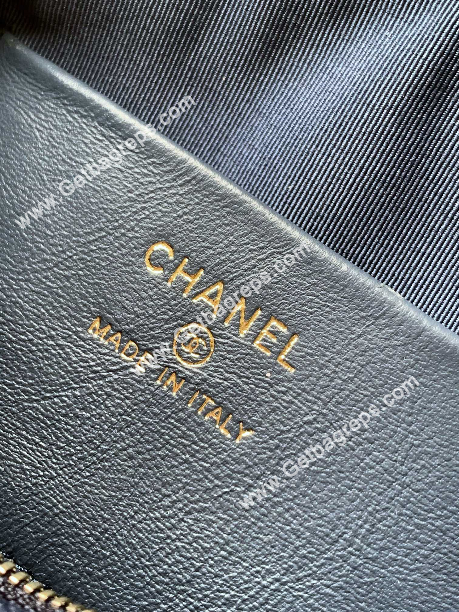 Chanel Large Bowling Bag Blue