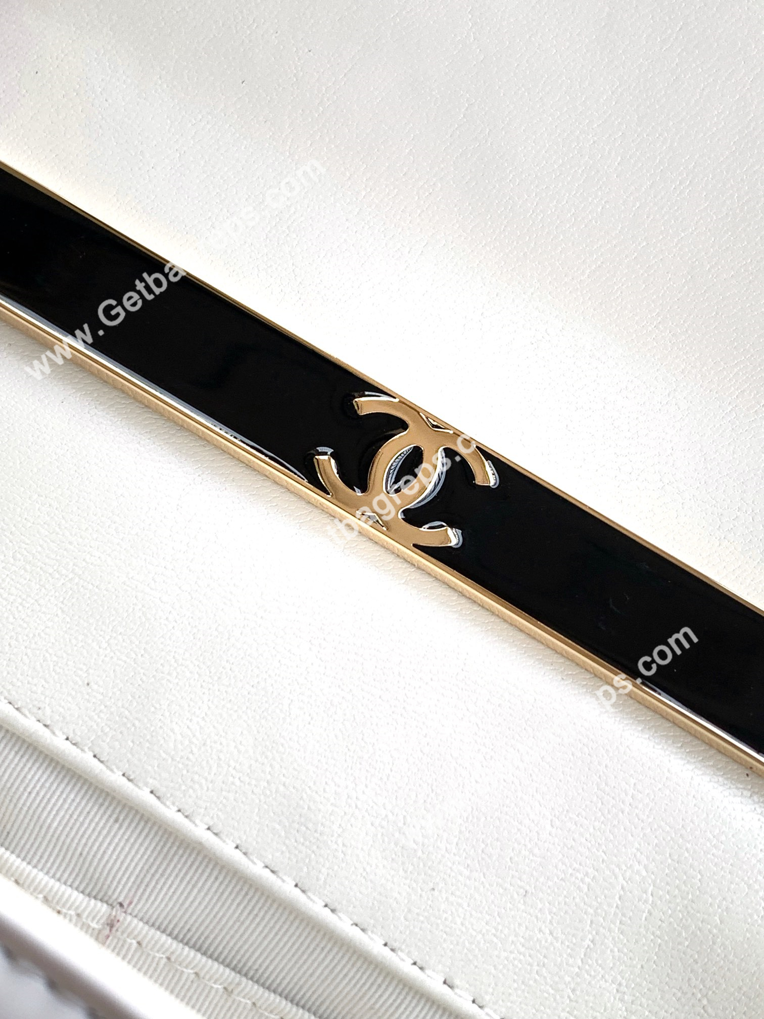 Chanel Top Handle Bag Pink Leather