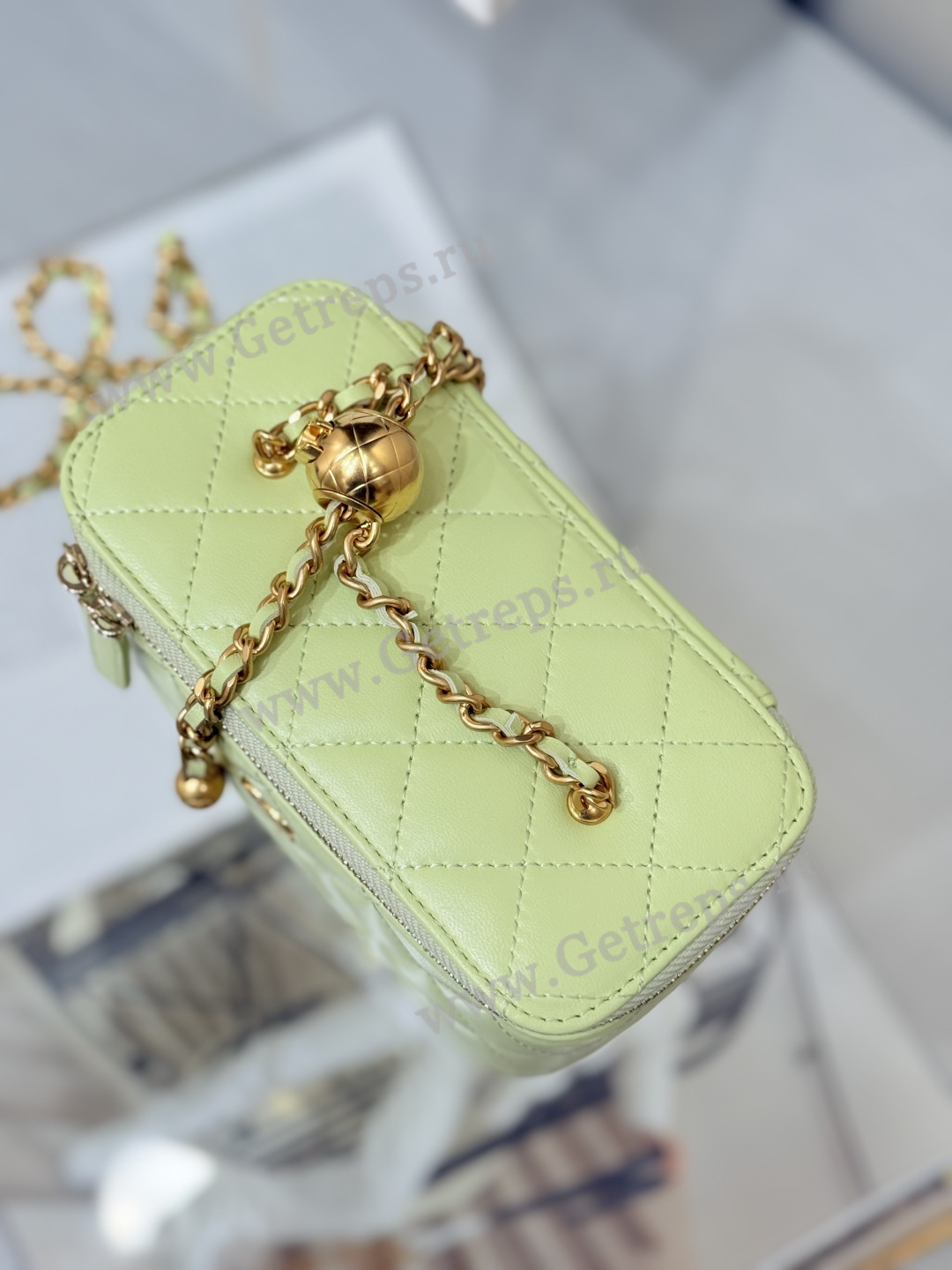 Chanel Vanity Case Large Green