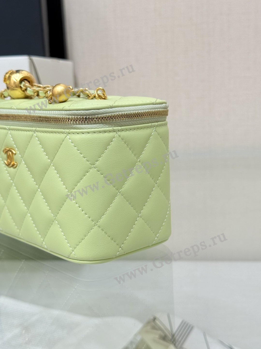 Chanel Vanity Case Large Green