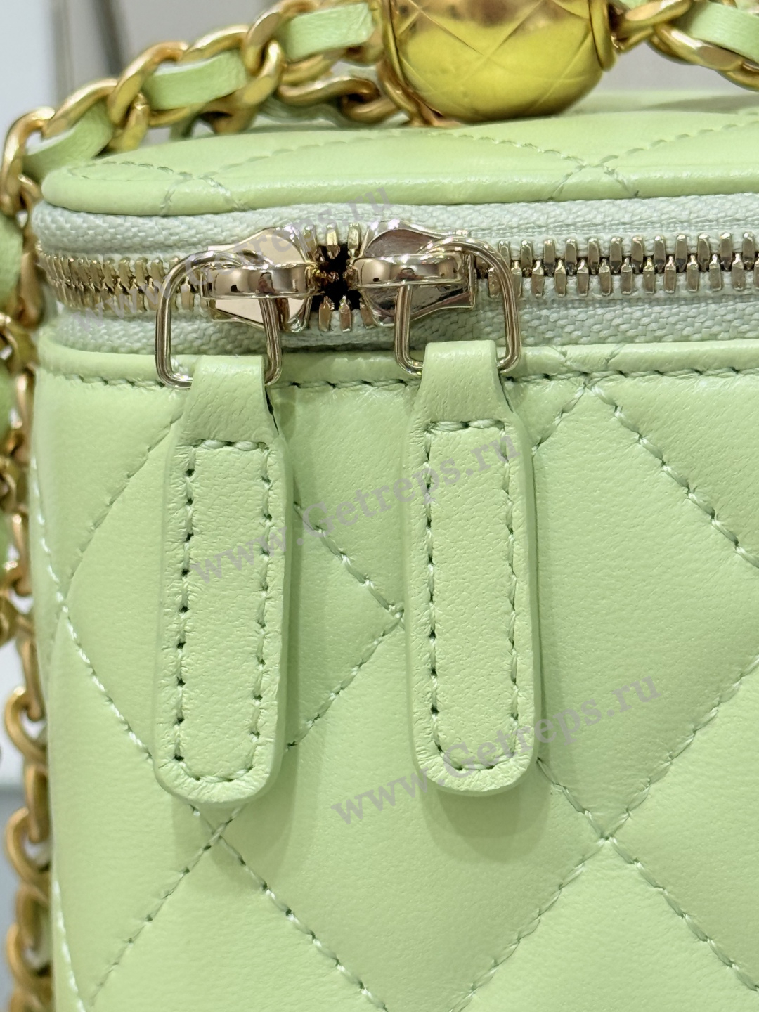 Chanel Vanity Case Large Green