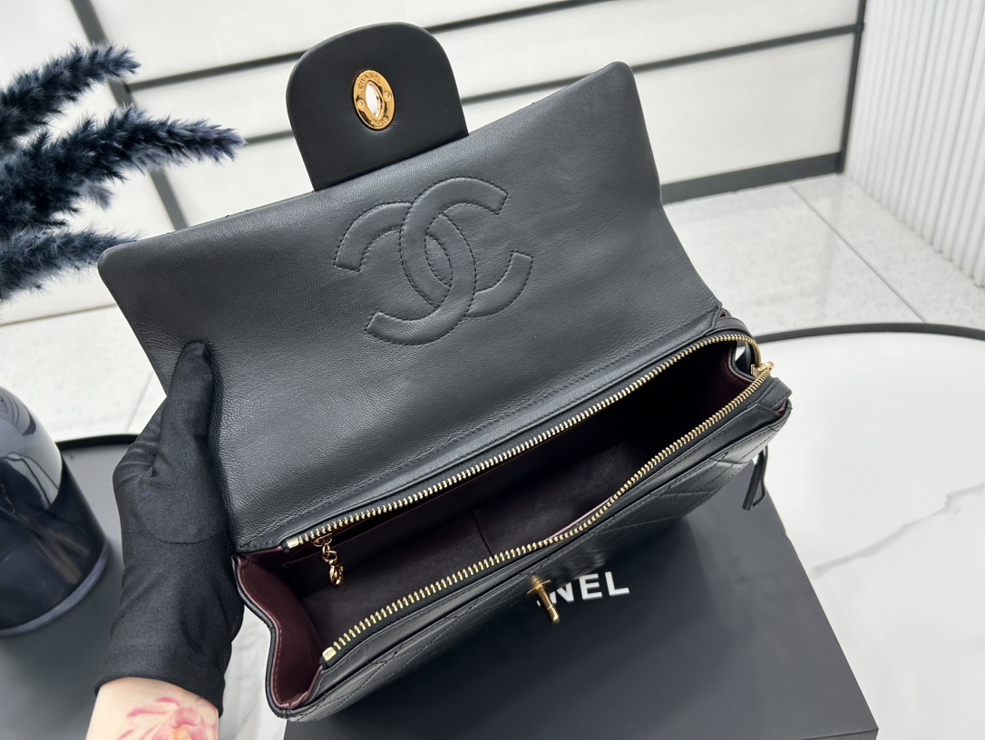 Chanel Vintage Jumbo Black Bag