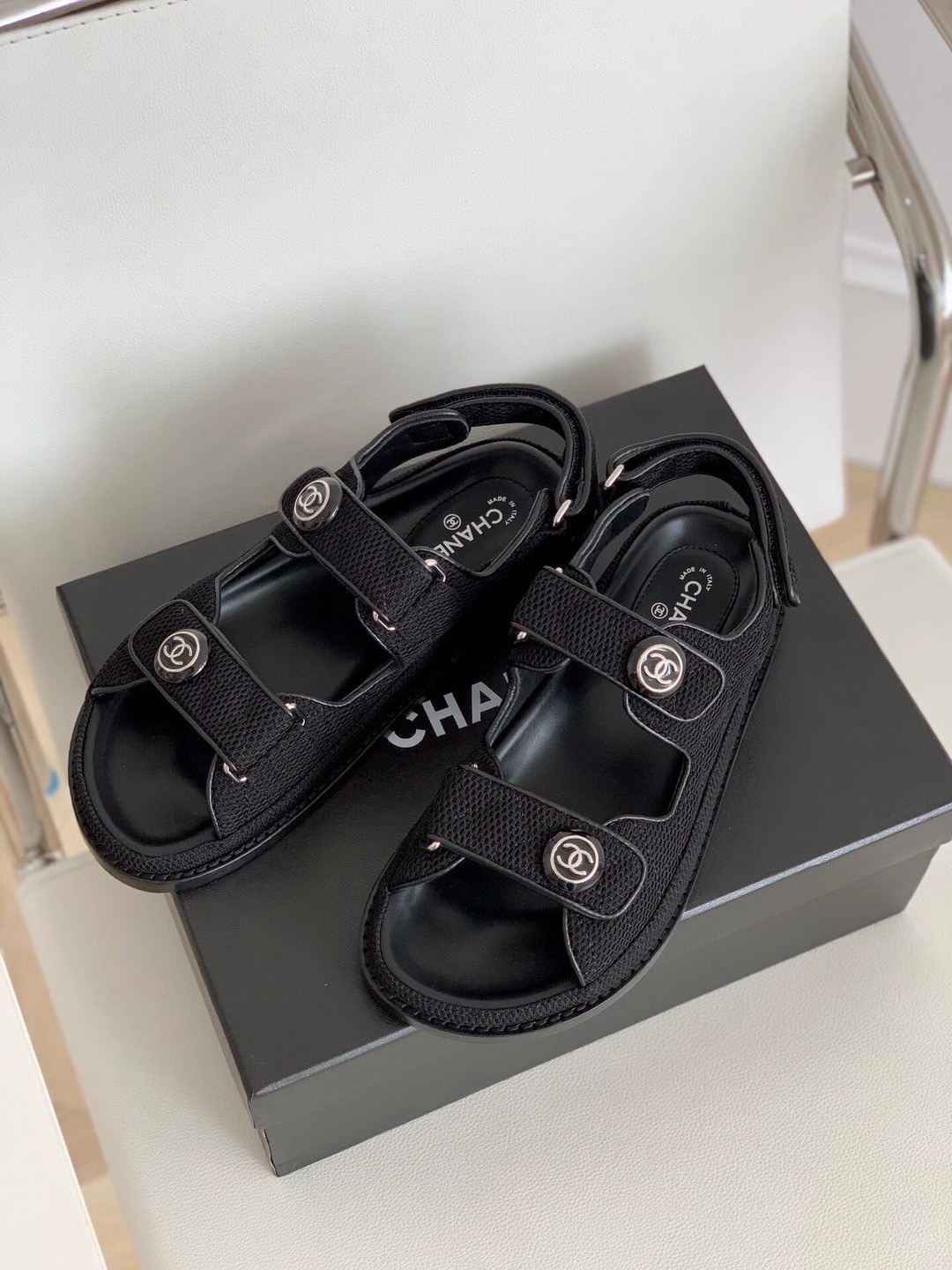 Chanel Women Denim Sandals-0049 35-40