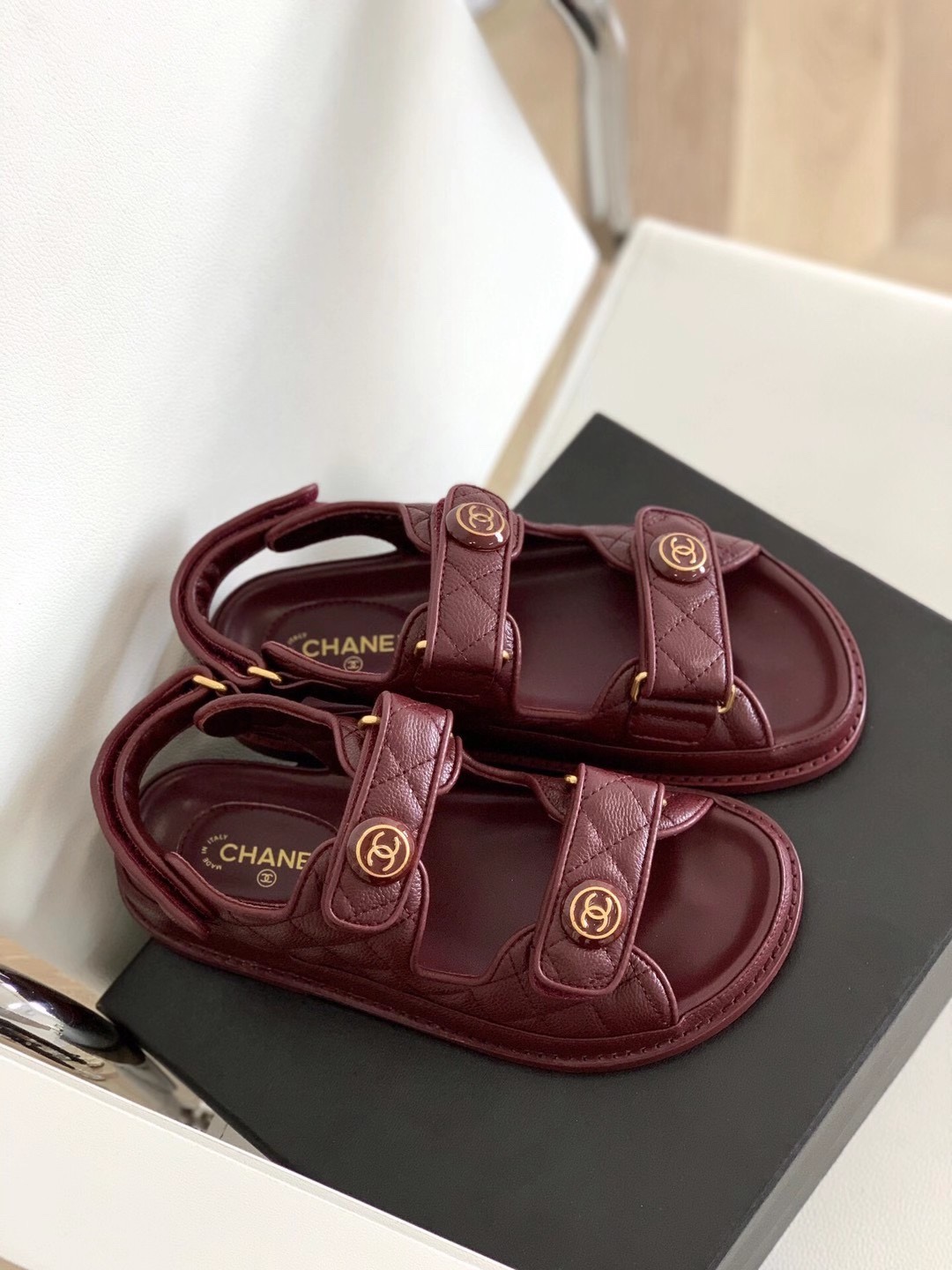 Chanel Women Denim Sandals-0052 35-40