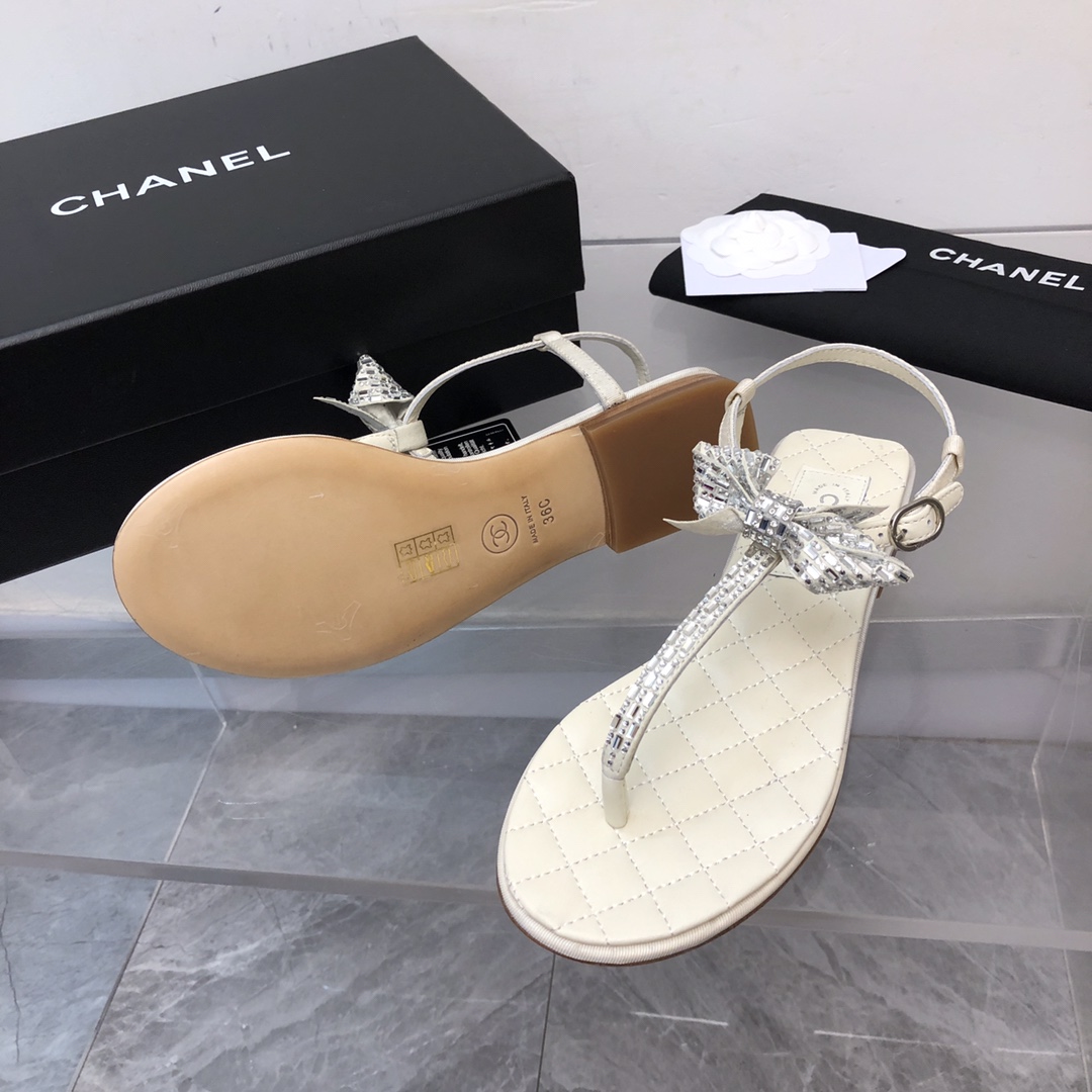 Chanel Women Flat Sandals-0001 35-41