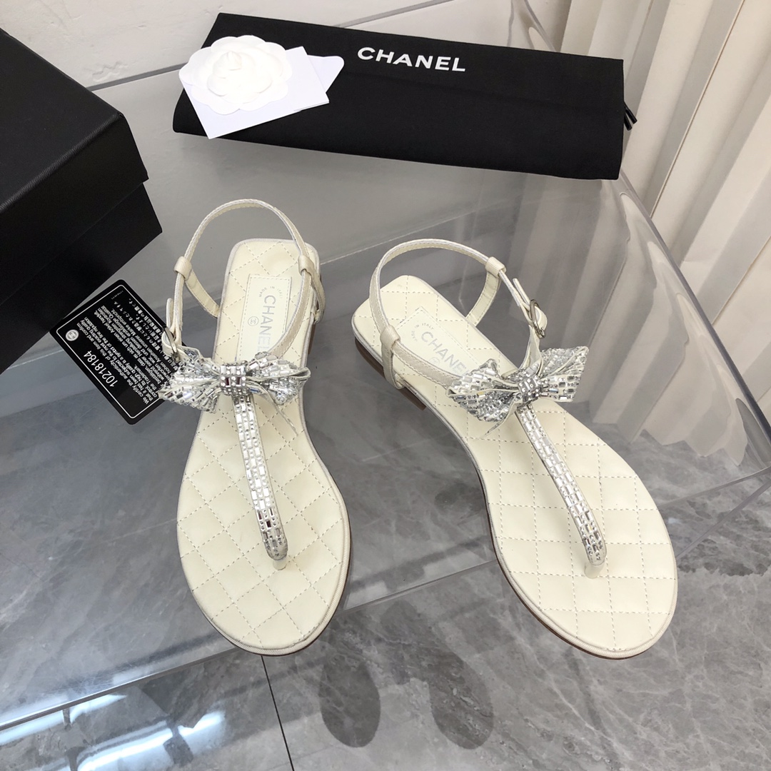 Chanel Women Flat Sandals-0001 35-41