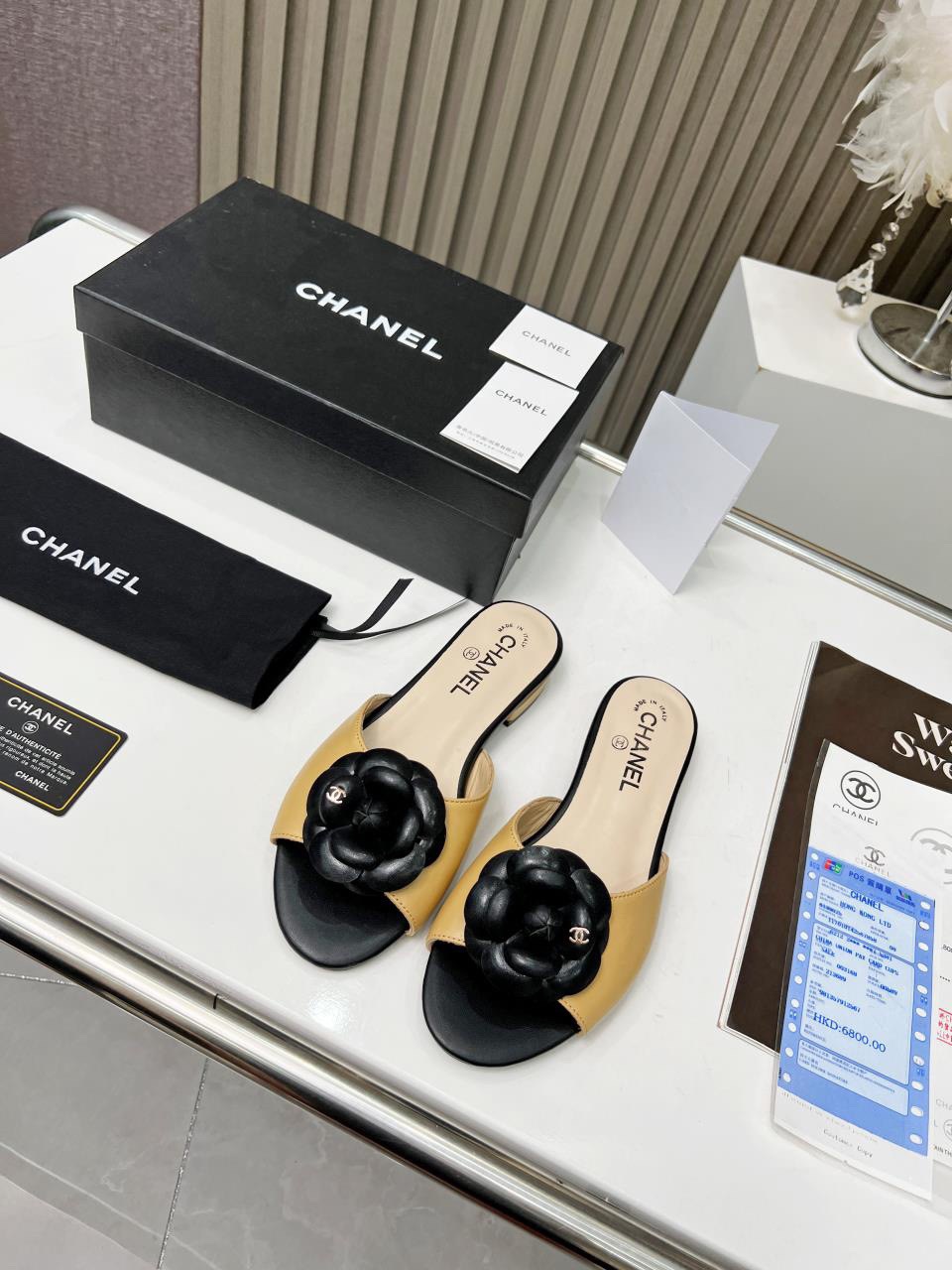 Chanel Women Flat Sandals-0021 35-39