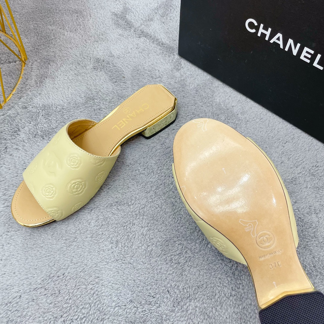 Chanel Women Flat Sandals-0032 35-39