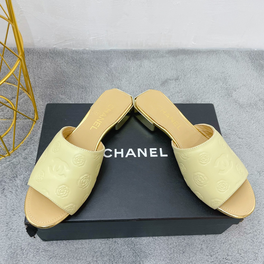 Chanel Women Flat Sandals-0032 35-39