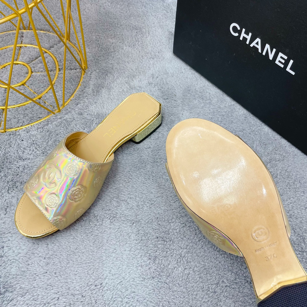 Chanel Women Flat Sandals-0036 35-39