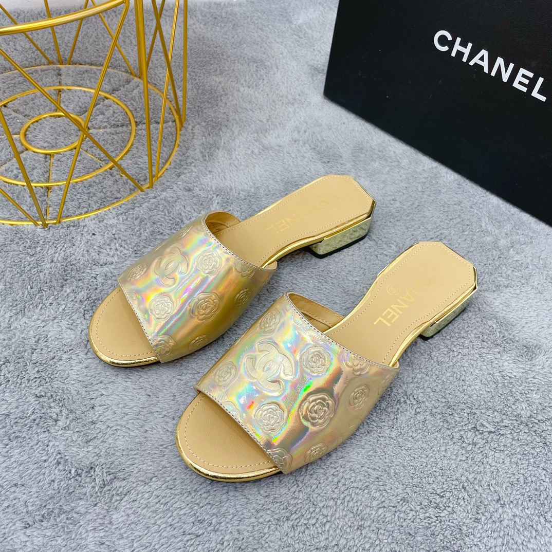 Chanel Women Flat Sandals-0036 35-39