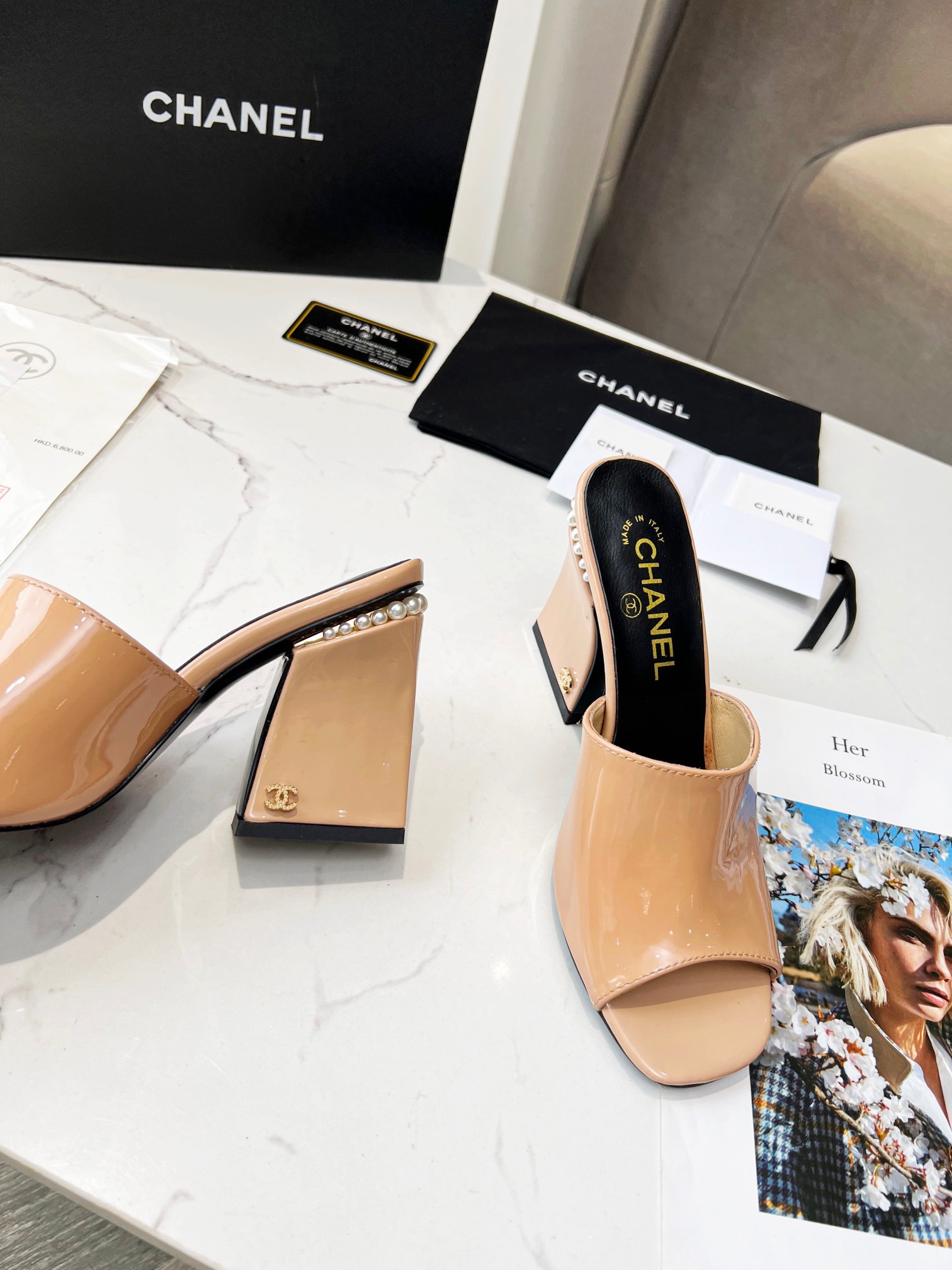 Chanel Women High Heel Sandals-0009 35-39