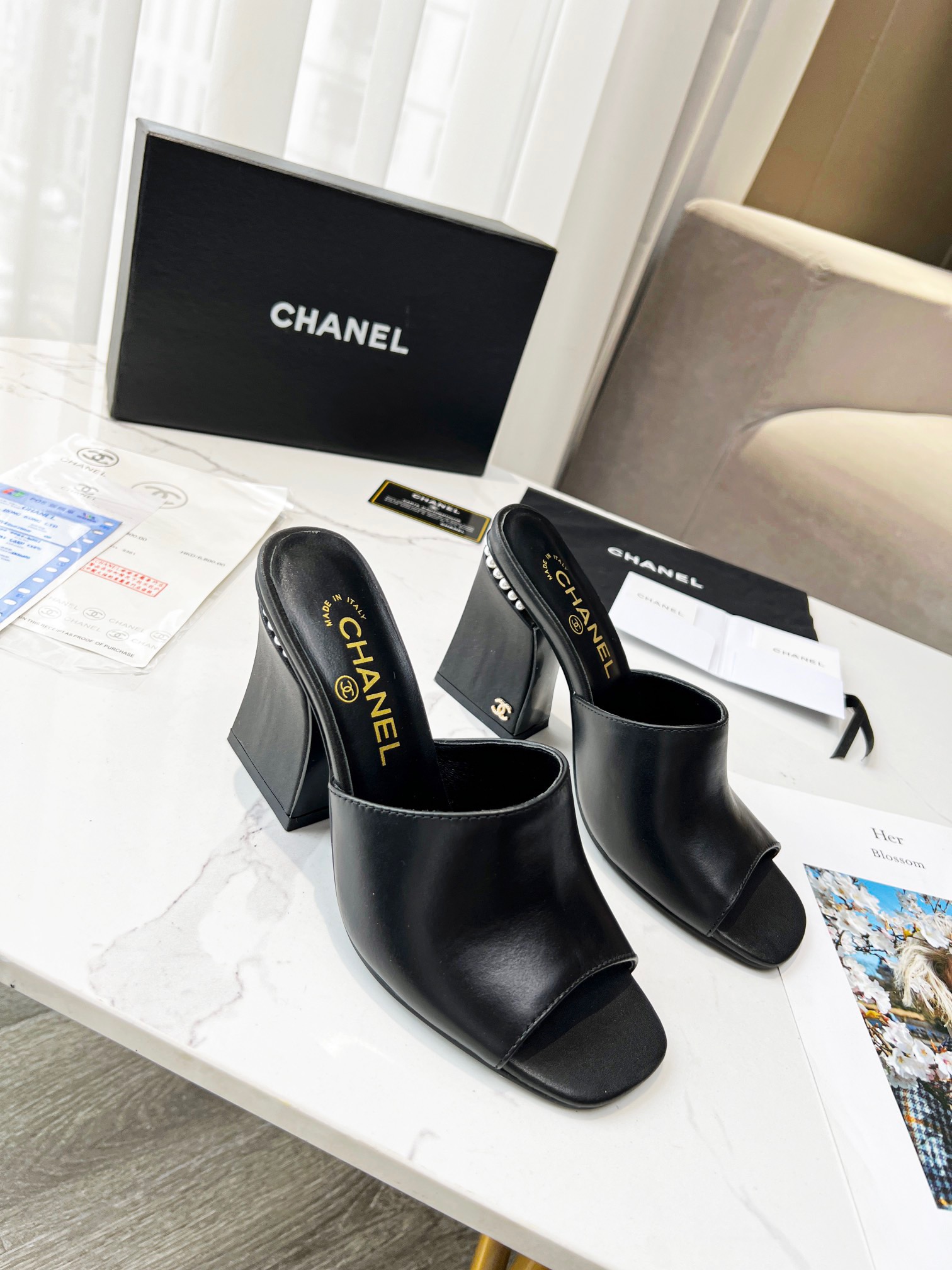 Chanel Women High Heel Sandals-0010 35-39