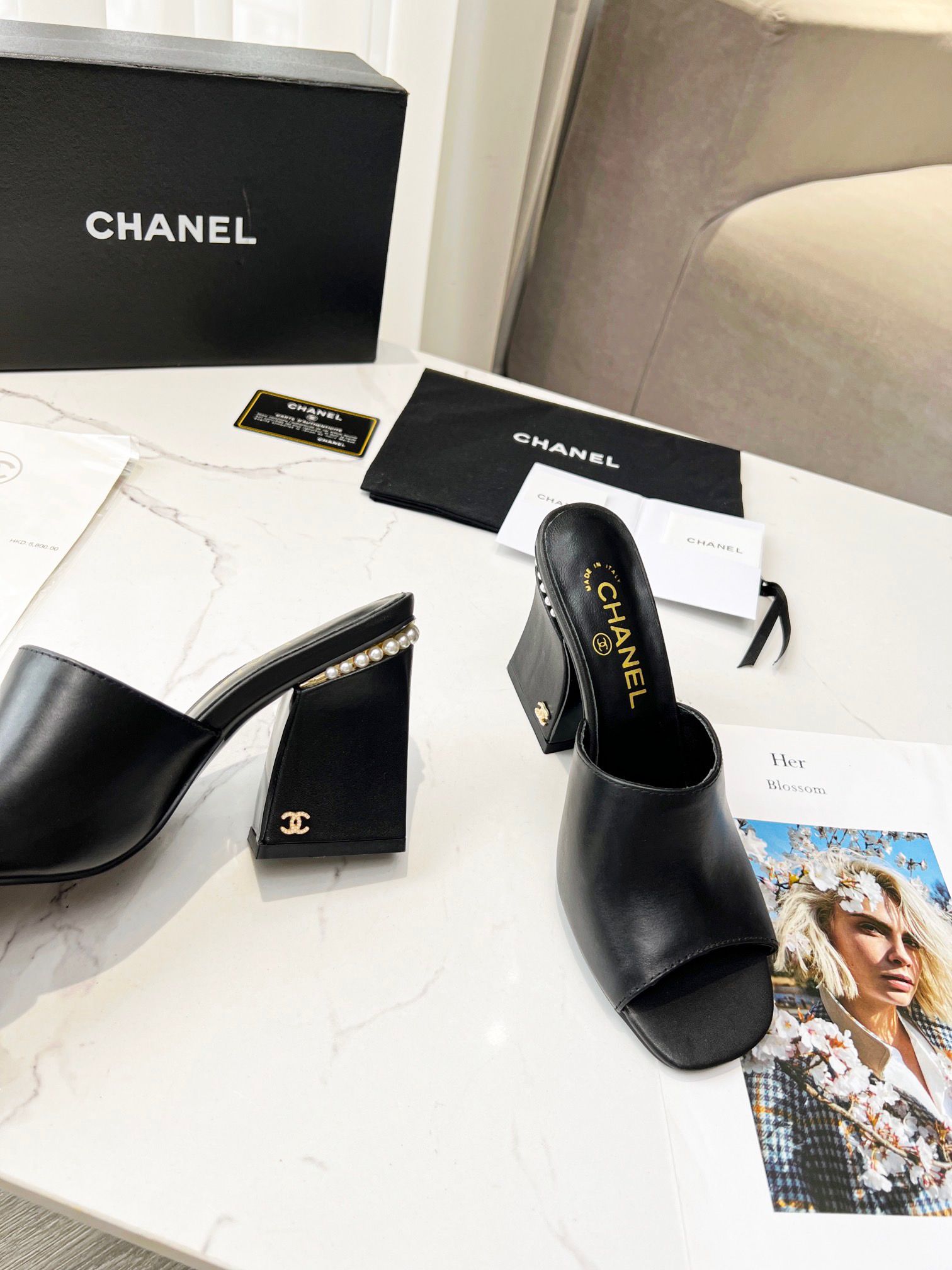 Chanel Women High Heel Sandals-0010 35-39