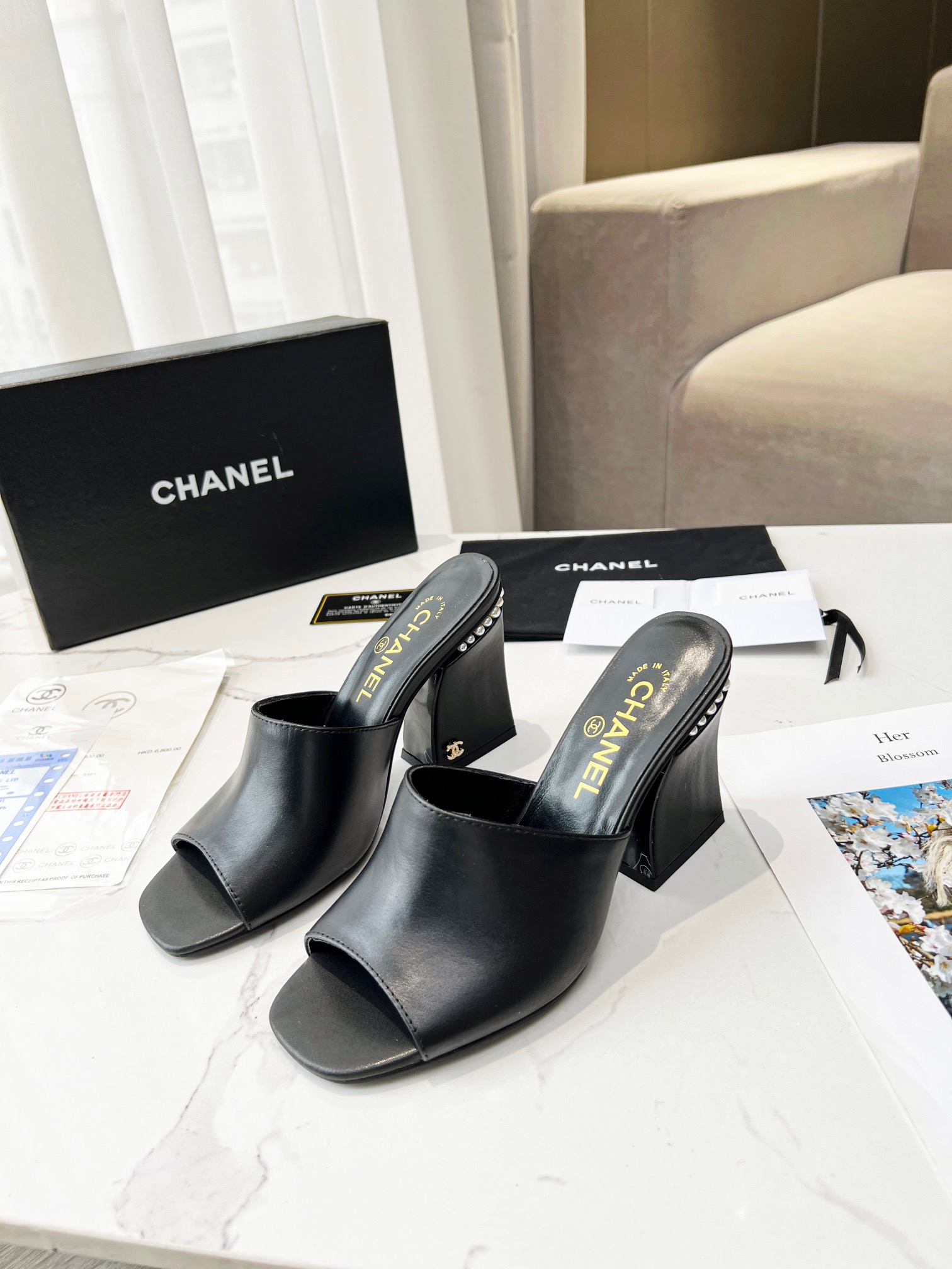 Chanel Women High Heel Sandals-0010 35-39