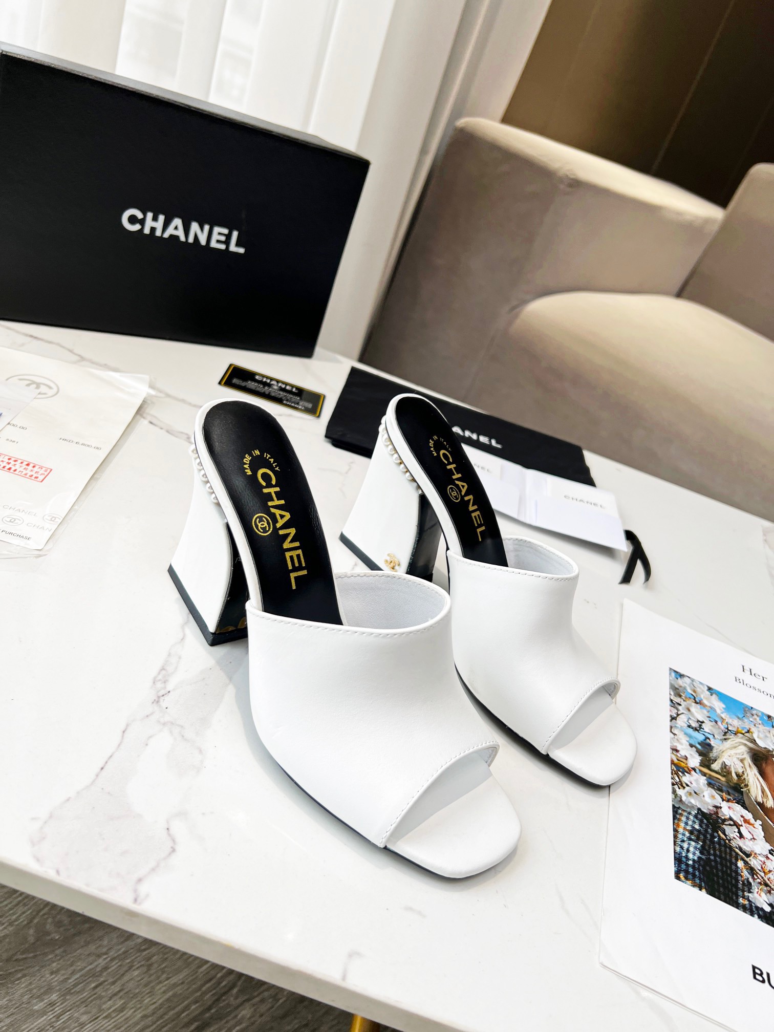 Chanel Women High Heel Sandals-0011 35-39