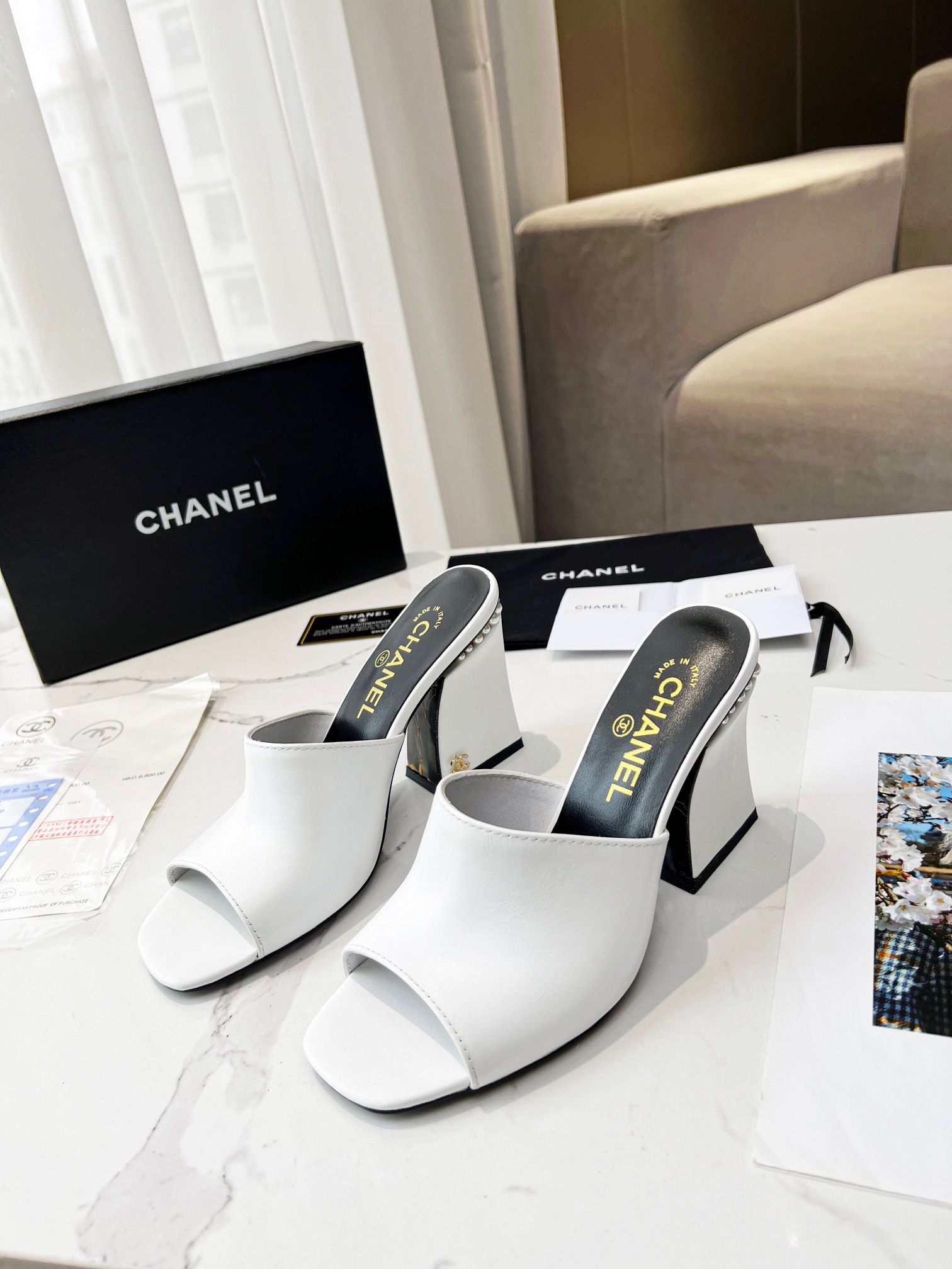 Chanel Women High Heel Sandals-0011 35-39