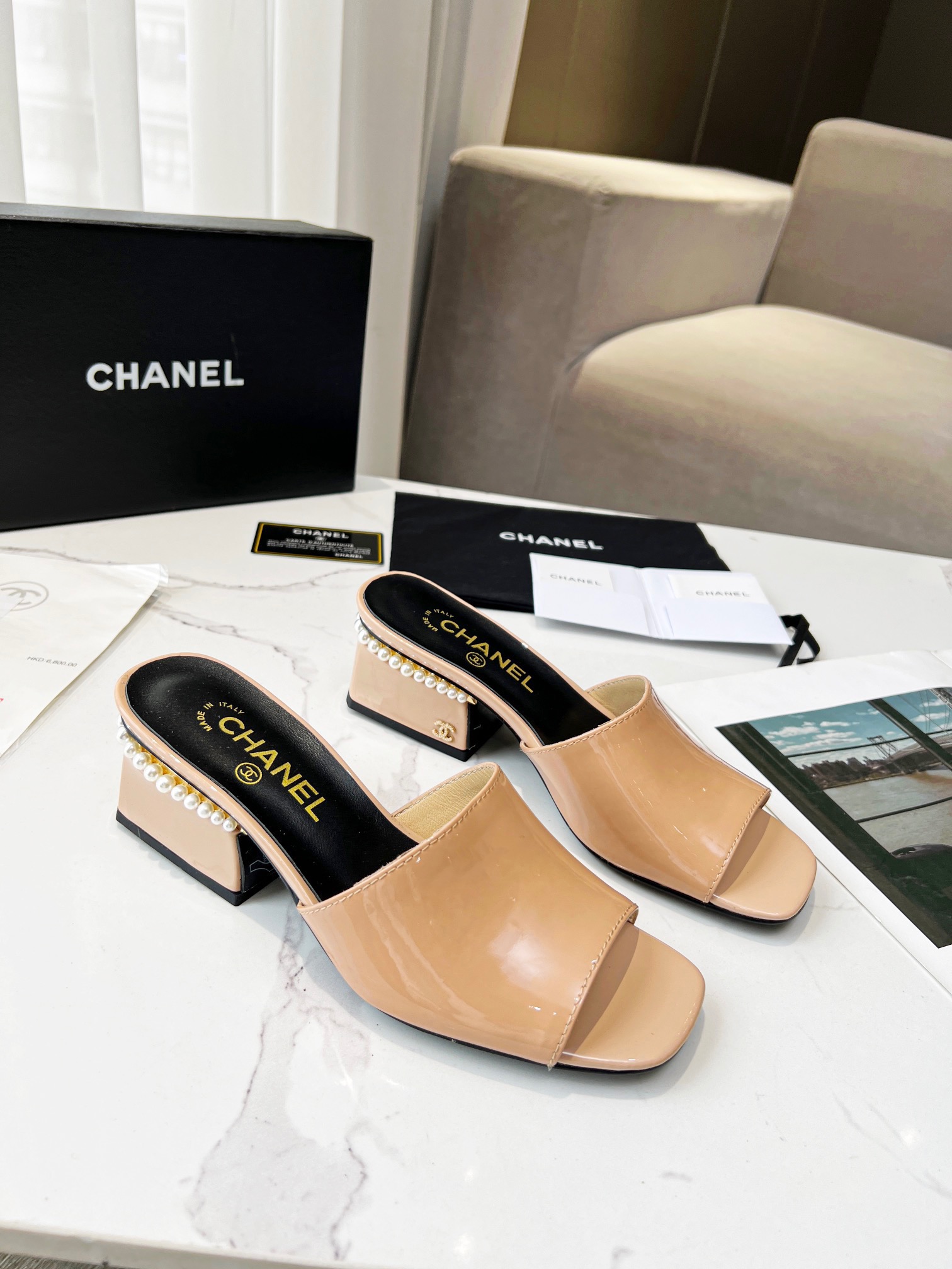 Chanel Women High Heel Sandals-0014 35-39