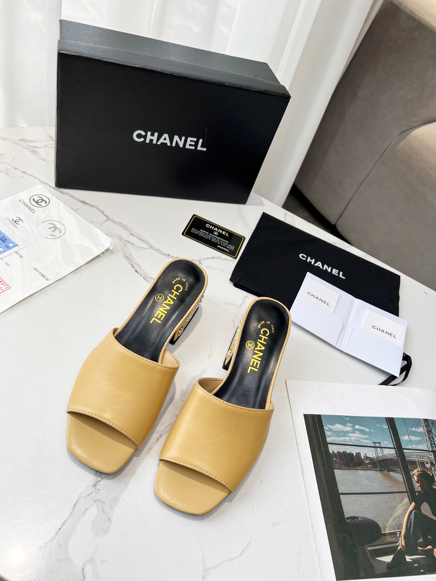 Chanel Women High Heel Sandals-0014 35-39