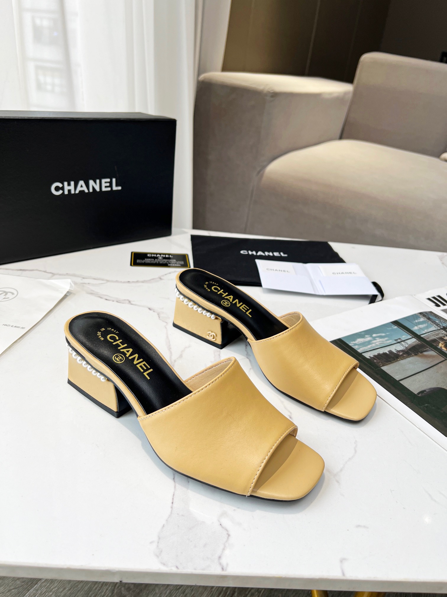 Chanel Women High Heel Sandals-0016 35-39