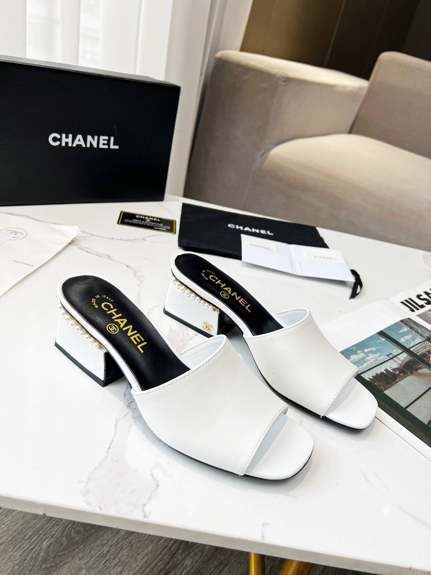 Chanel Women High Heel Sandals-0019 35-39