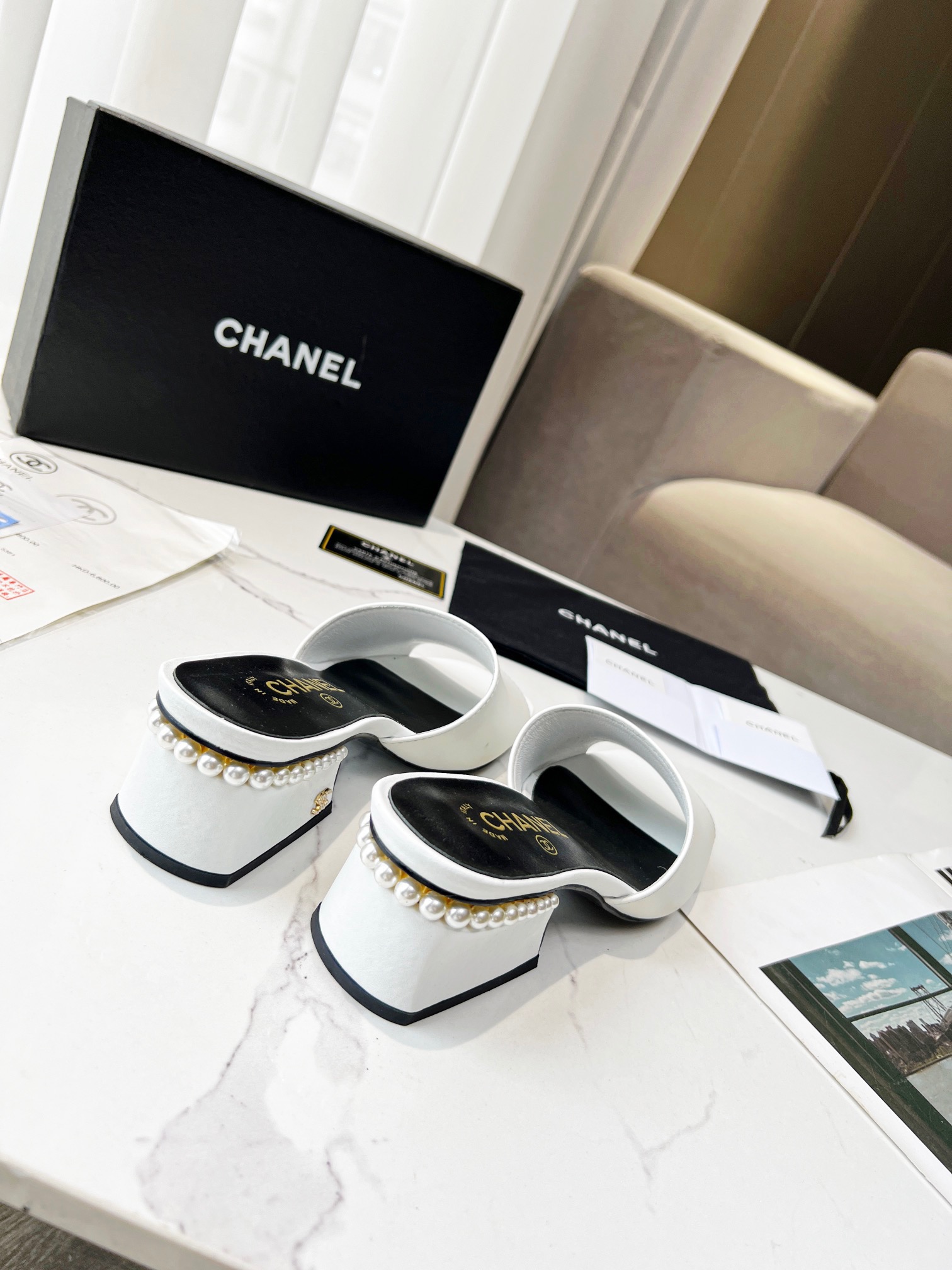 Chanel Women High Heel Sandals-0019 35-39