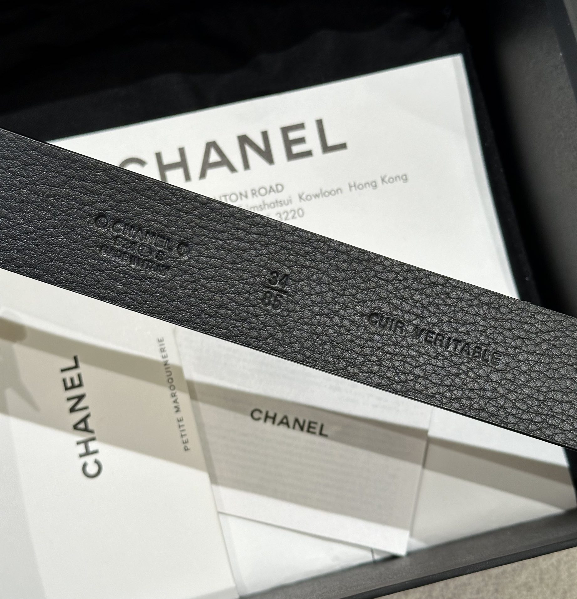 Chanel Women Leather Belt Width 3.0cm -0003