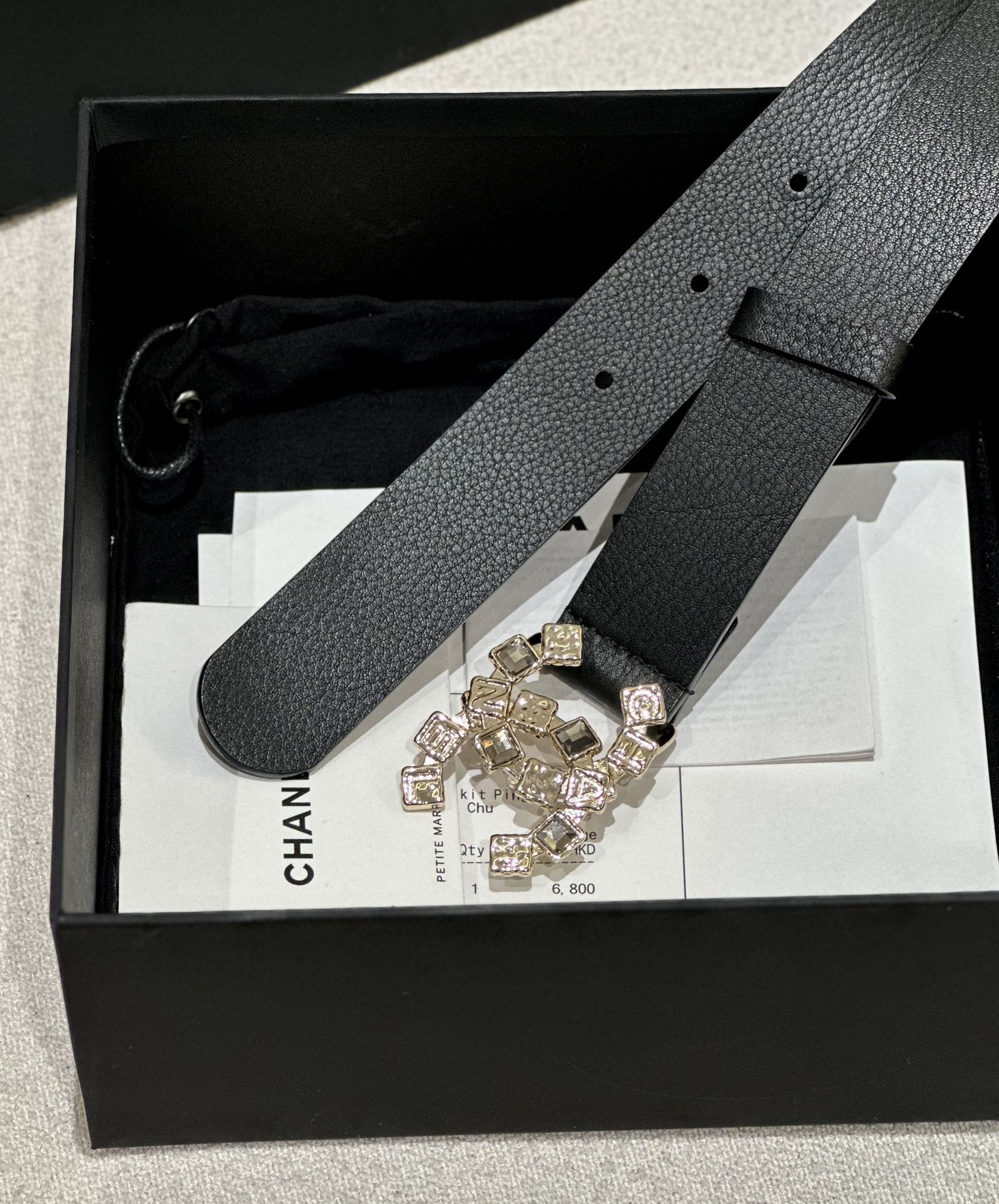 Chanel Women Leather Belt Width 3.0cm -0003