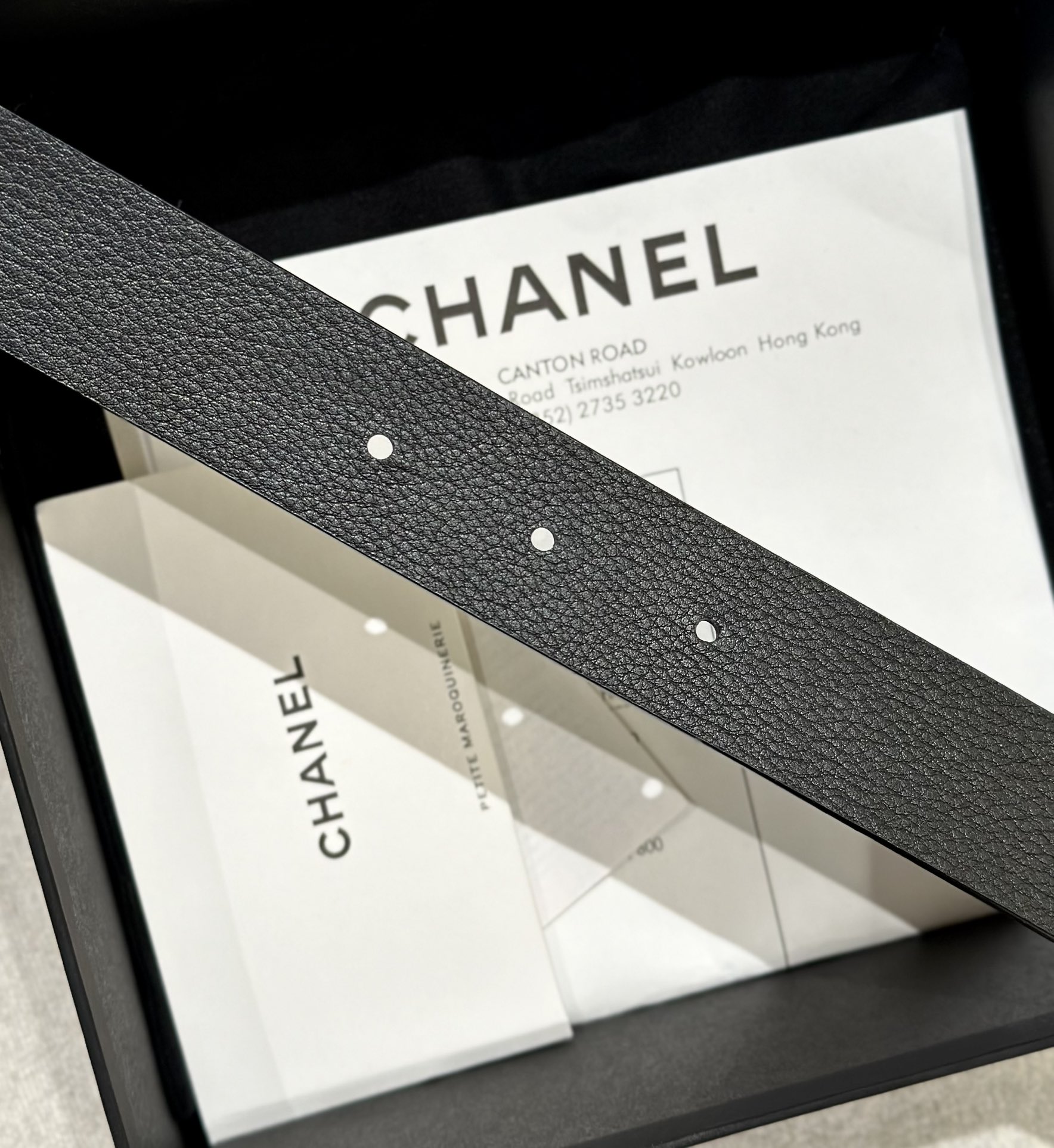 Chanel Women Leather Belt Width 3.0cm -0003