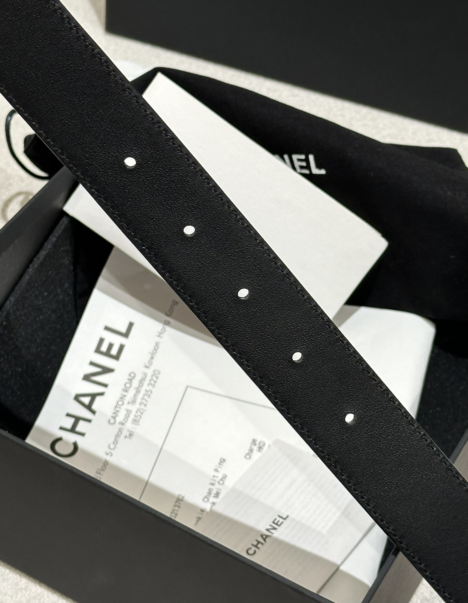 Chanel Women Leather Belt Width 3.0cm -0007