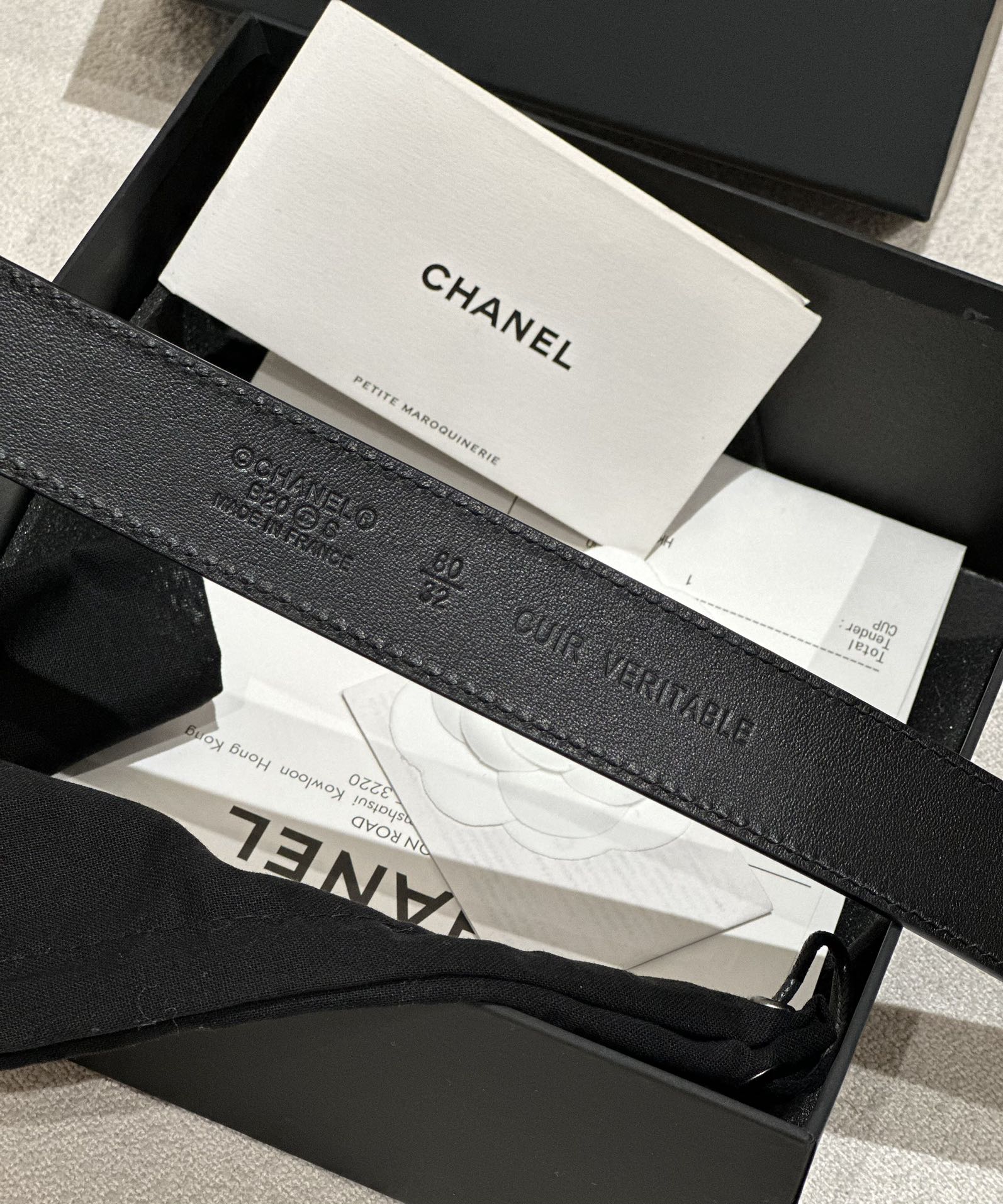 Chanel Women Leather Belt Width 3.0cm -0009