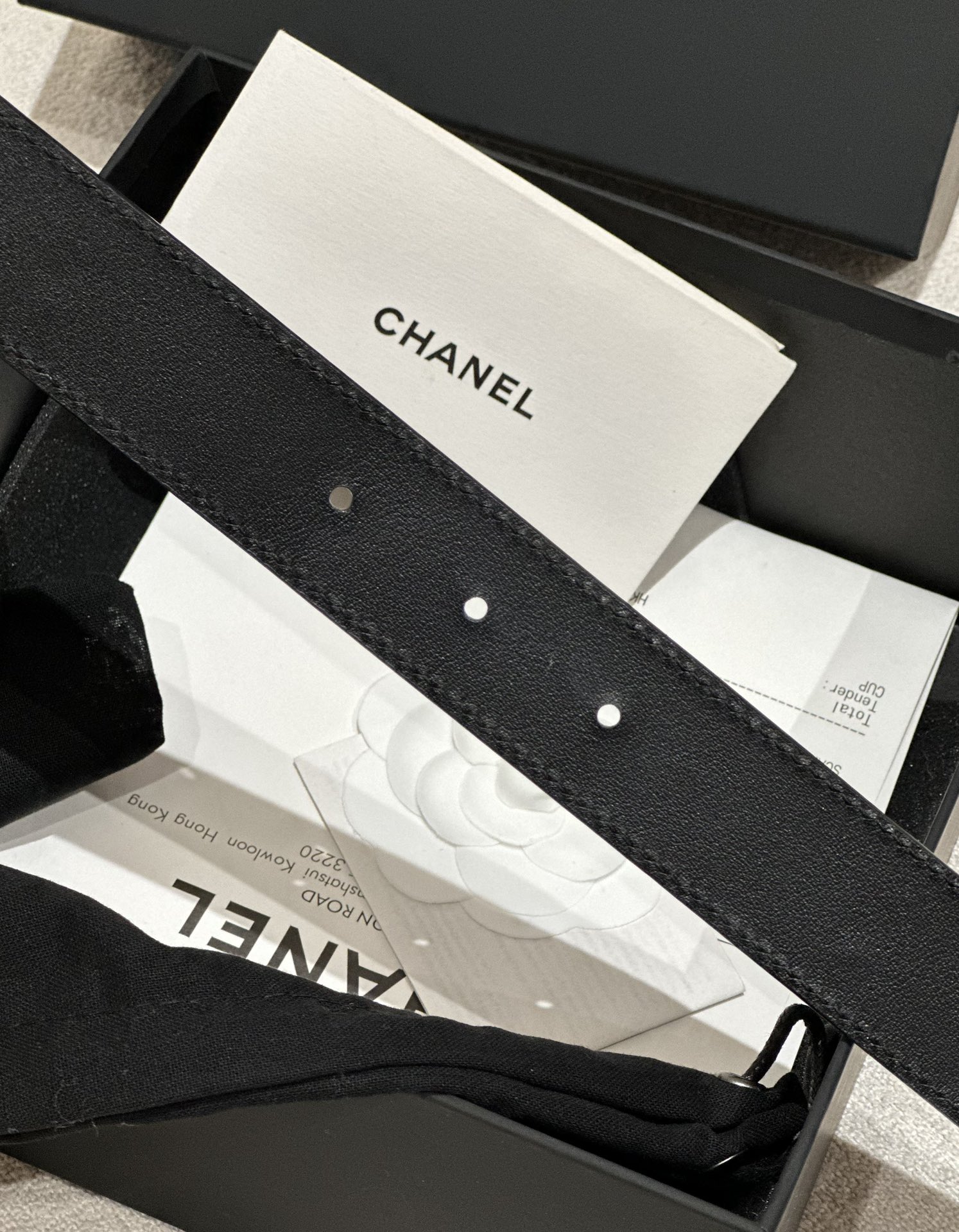 Chanel Women Leather Belt Width 3.0cm -0009