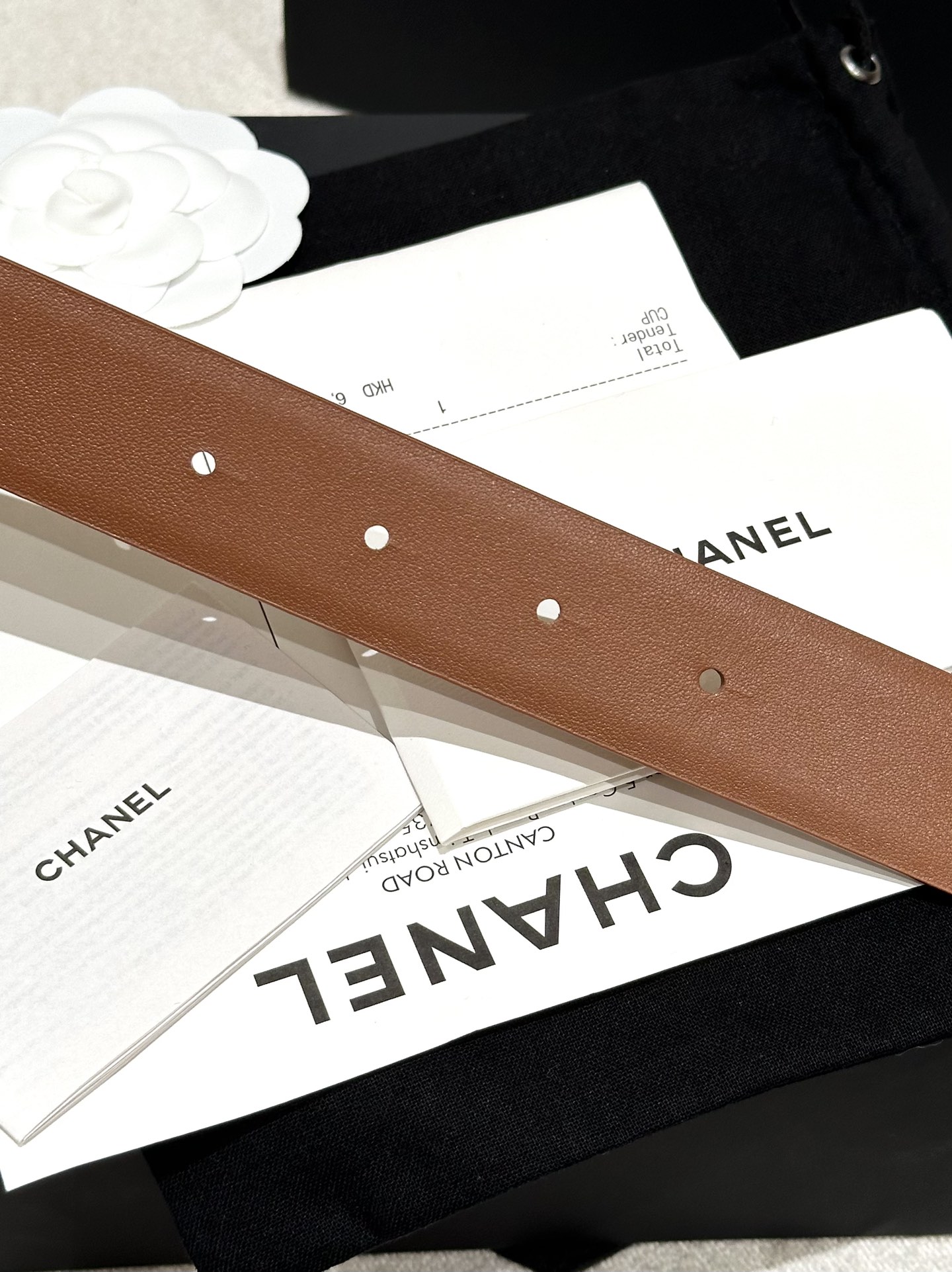 Chanel Women Leather Belt Width 3.0cm -0015