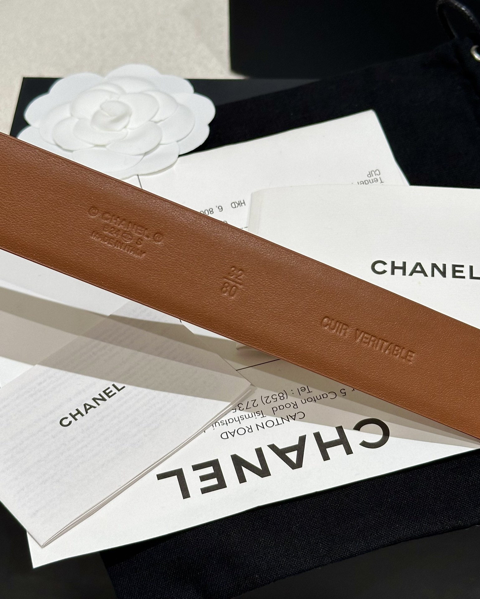 Chanel Women Leather Belt Width 3.0cm -0015