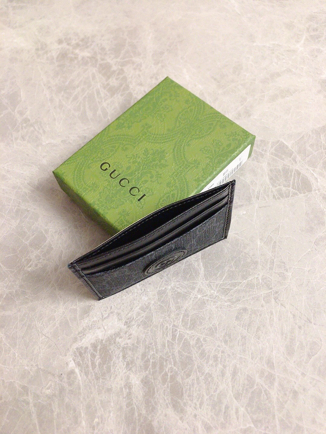 Cheap Gucci Men and Womens Small Card Bag Black 673002