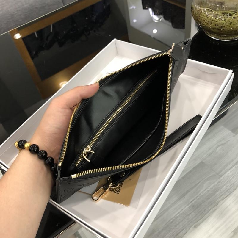 Cheap Louis Vuitton 0861-1 Men Clutch Bag Black Replica