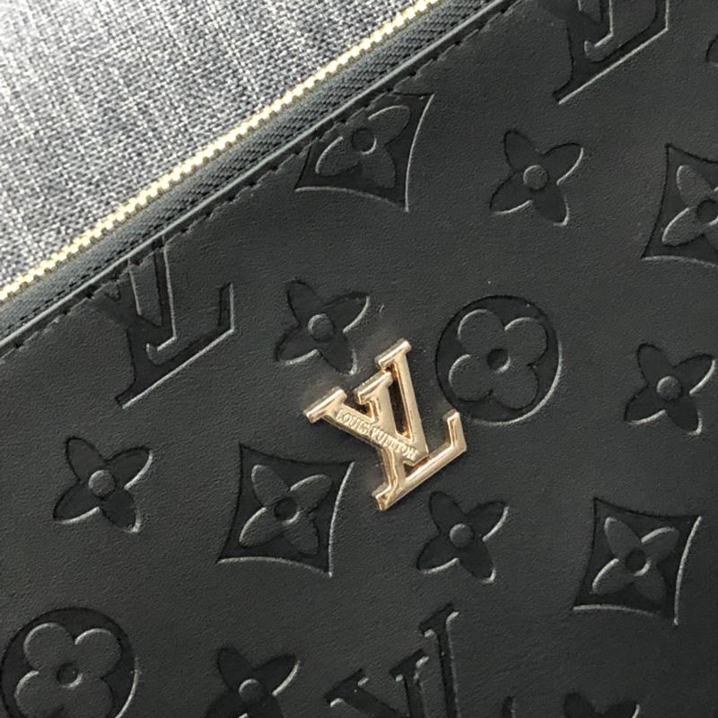 Cheap Louis Vuitton 0861-1 Men Clutch Bag Black Replica