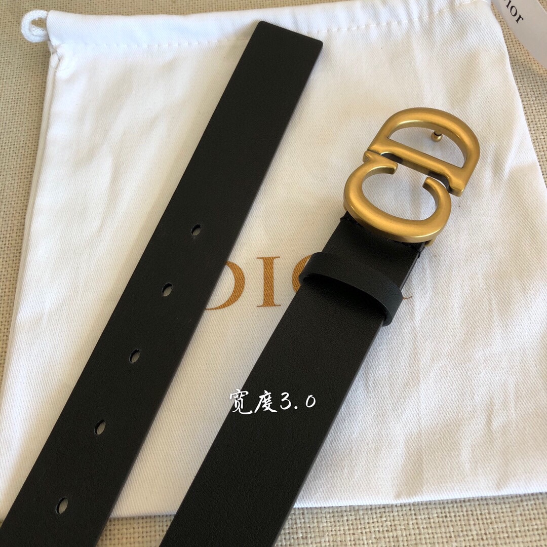 Cheap Replica Dior Leather Belt 015