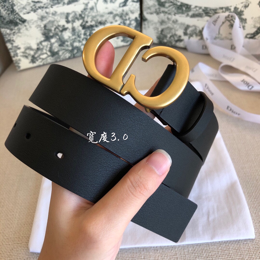 Cheap Replica Dior Leather Belt 015