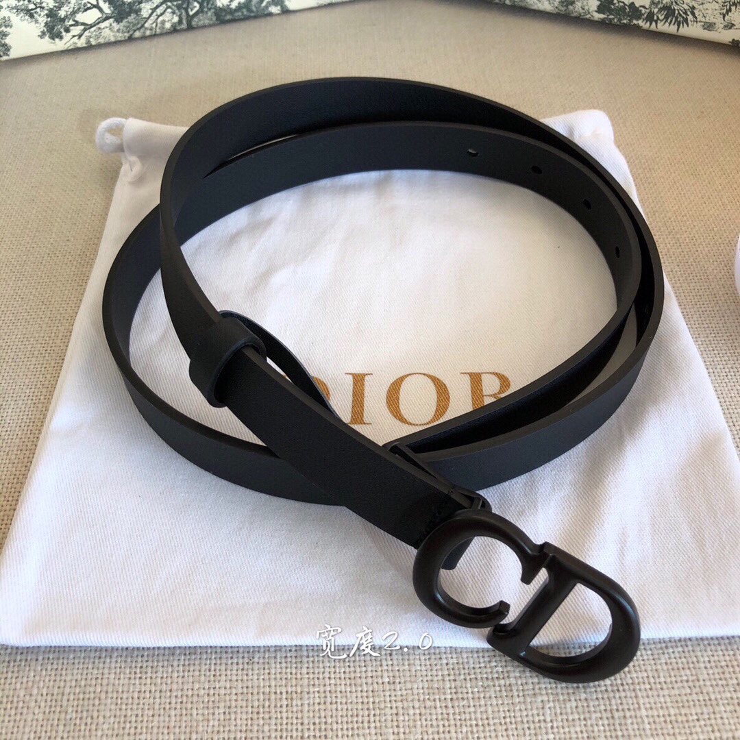 Cheap Replica Dior Leather Belt 015