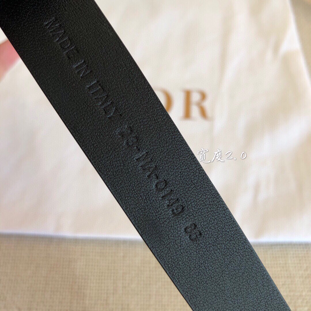 Cheap Replica Dior Leather Belt 015