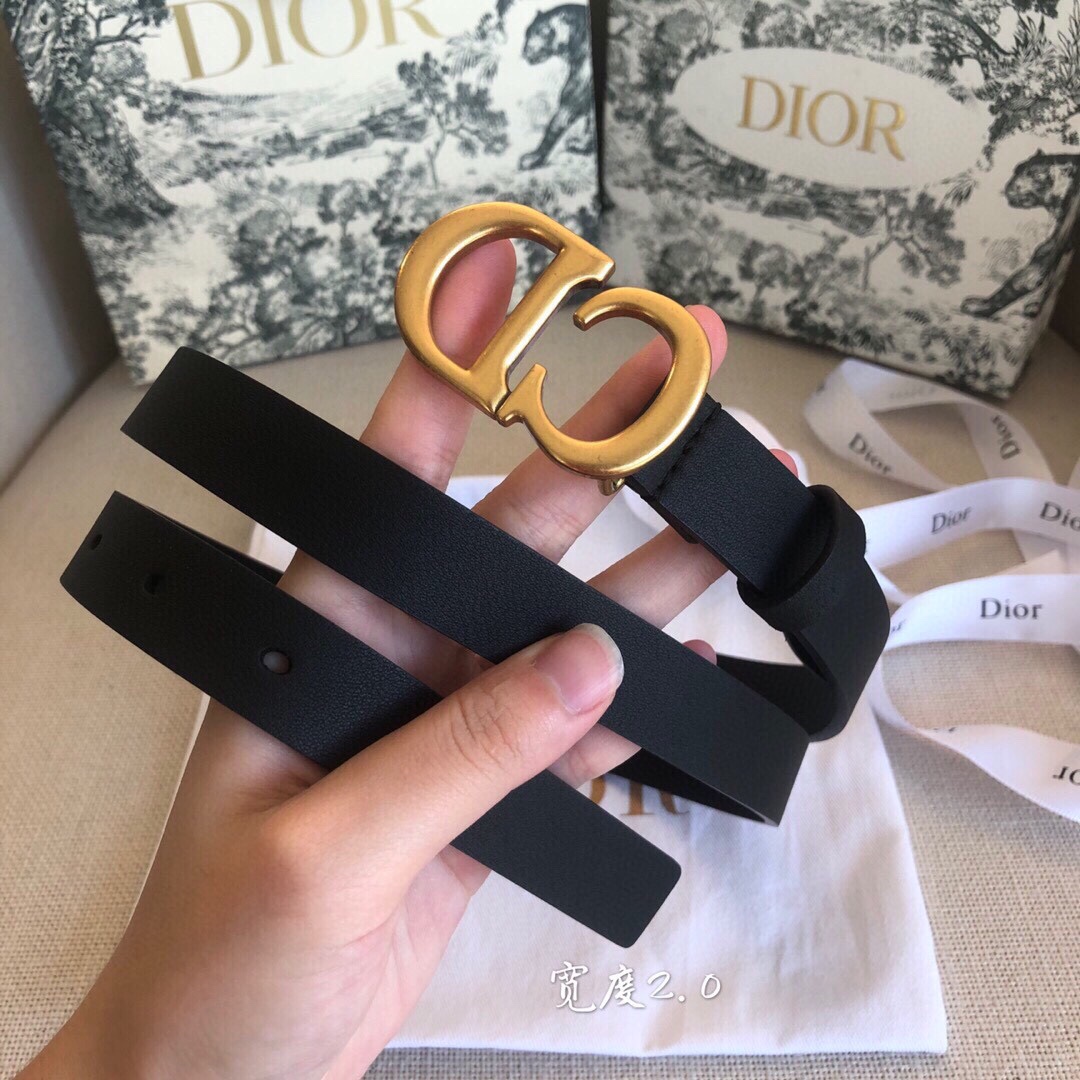 Cheap Replica Dior Leather Belt 015